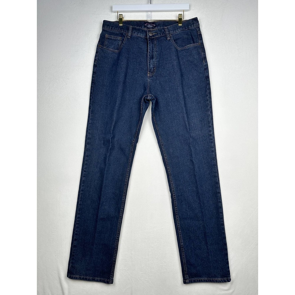 Architect Jean Co. Men's Size 36x34 Blue‎ Denim Dark Wash Regular Fit Jeans